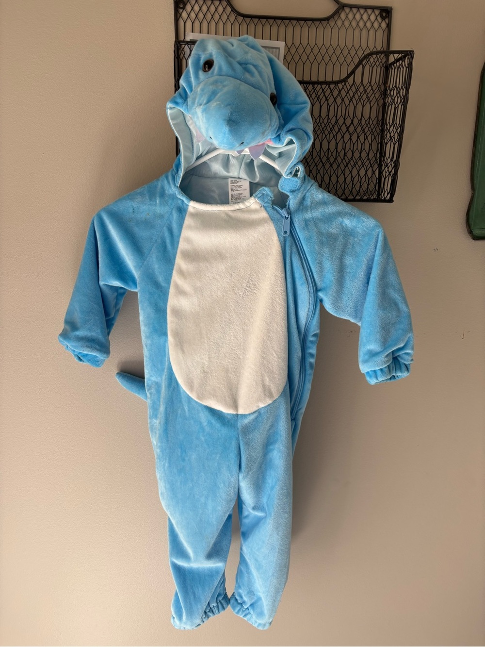 Baby Shark Costume Hooded One-Piece Toddler 18/24 Month